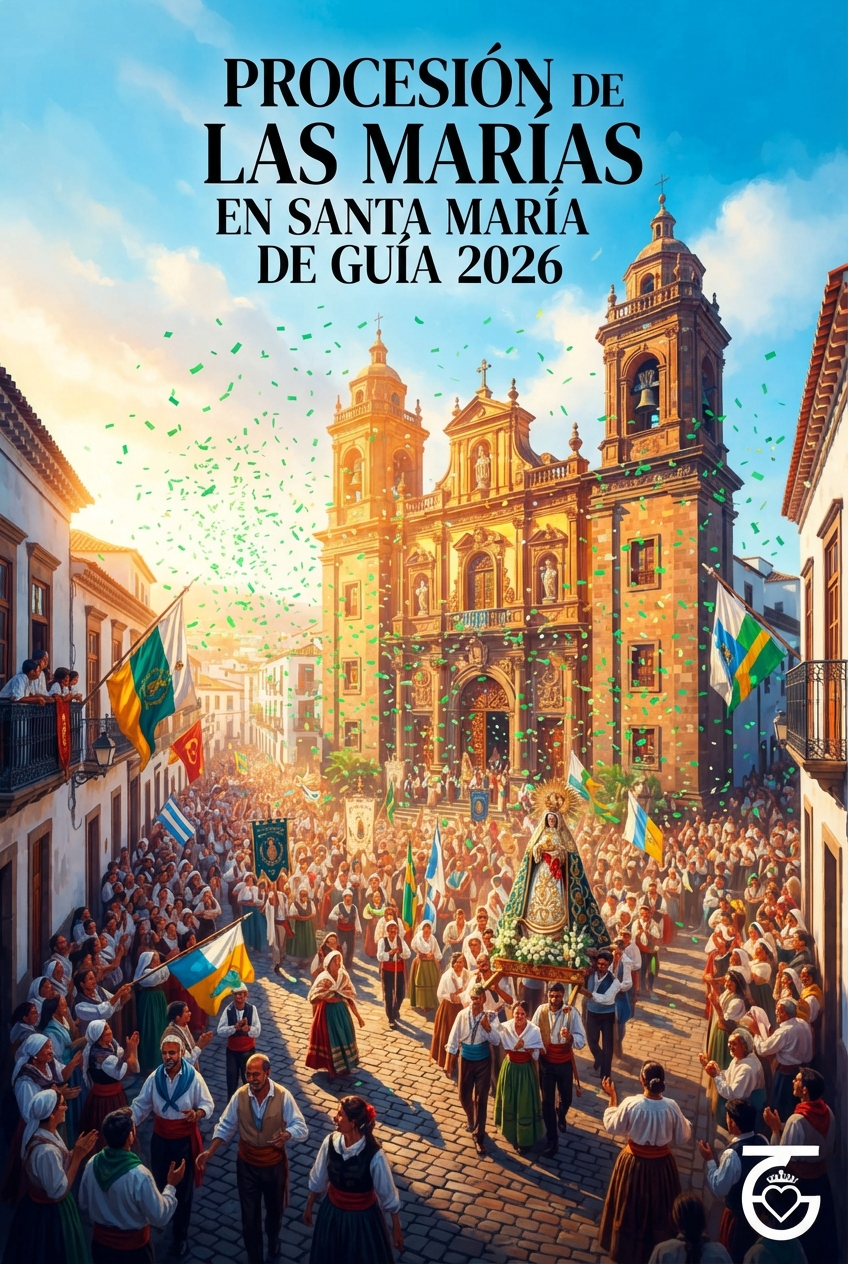 PROCESIÓN DE LAS MARÍAS EN SANTA MARÍA DE GUÍA 2026