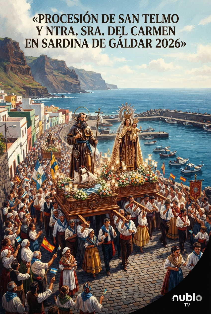 PROCESIÓN DE SAN TELMO Y NTRA. SRA. DEL CARMEN EN SARDINA DE GÁLDAR 2026