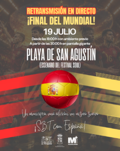 San Bartolomé de Tirajana retransmitirá en pantalla gigante la final del Mundial entre España y Argentina