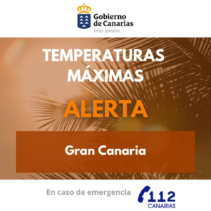 Canarias declara la alerta por temperaturas máximas en Gran Canaria y la prealerta en el resto de las islas