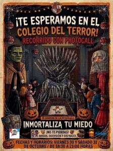 El Ayuntamiento de Agaete organiza el Colegio del Terror