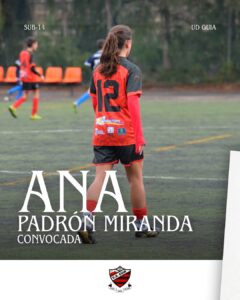 Ana Padrón Miranda, futbolista de la U.D. Guía, convocada por la Selección Canaria Femenina Sub-14