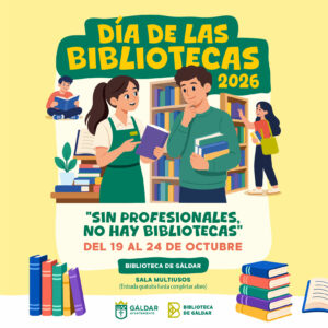 Gáldar celebra el Día de las Bibliotecas 2026 con actividades del 19 al 24 de octubre