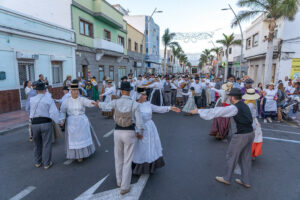 22 agrupaciones y 17 carretas participan en la Romería de San Rafael en Santa Lucía de Tirajana