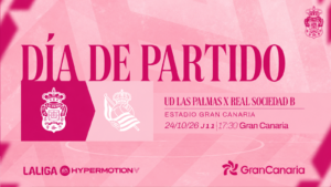 UD Las Palmas busca victoria ante Real Sociedad B en LALIGA HYPERMOTION